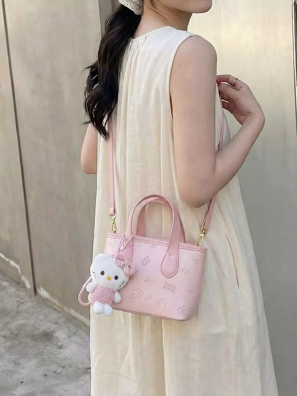Cat Embossed Crossbody Bag, image 4