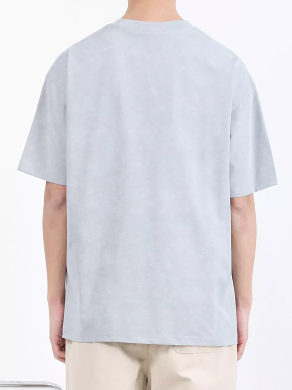 Men's Plus Size Round Neck Short Sleeve T-Shirt, image 10