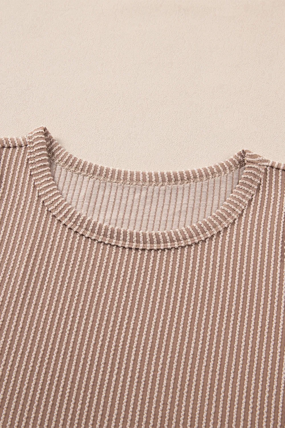 Textured Round Neck Tank and Shorts Set, image 7