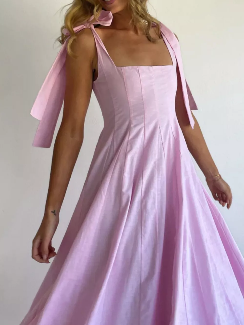 Gradient Tie Shoulder Maxi Dress, image 25