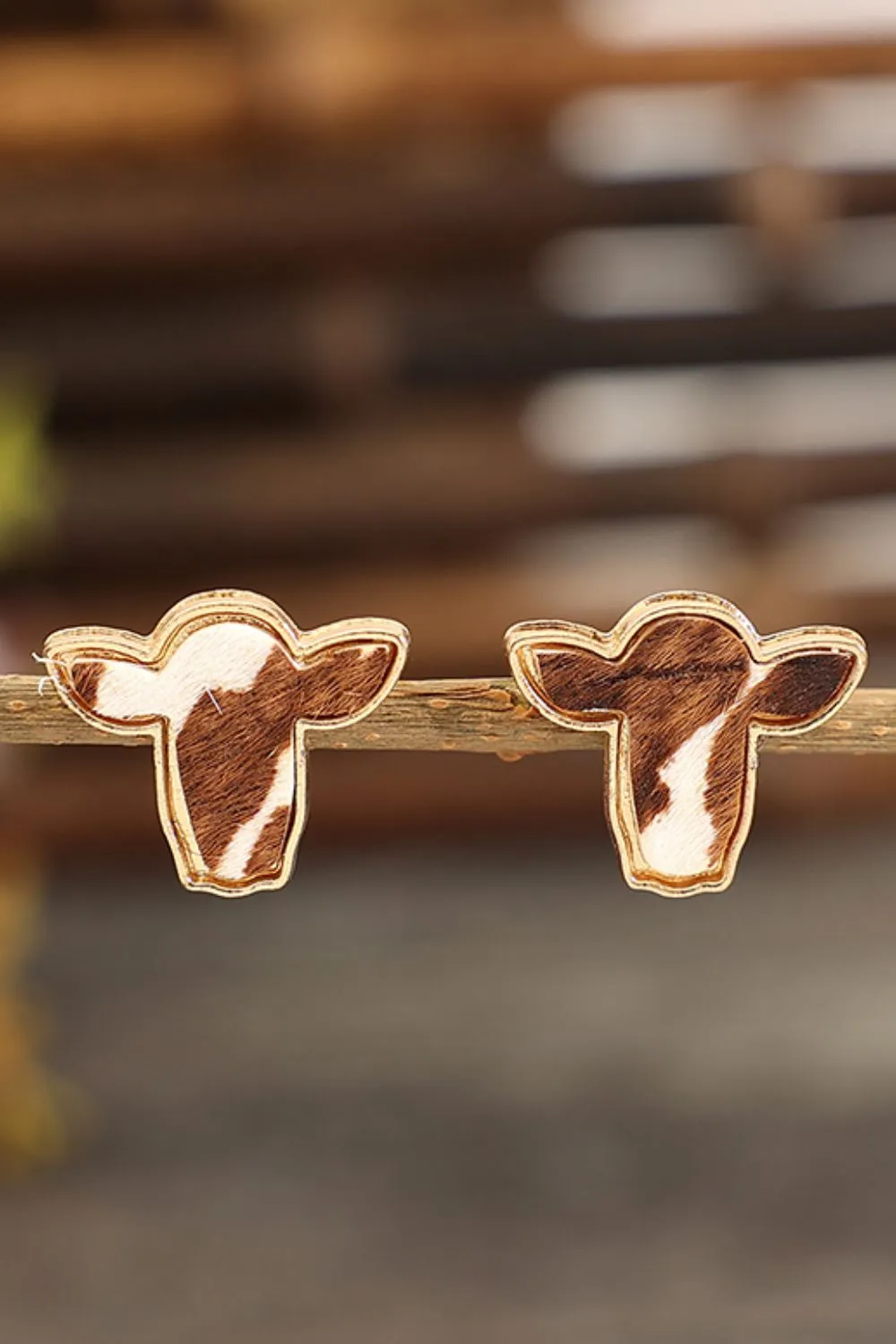 Bull Head Alloy Stud Earrings, image 2