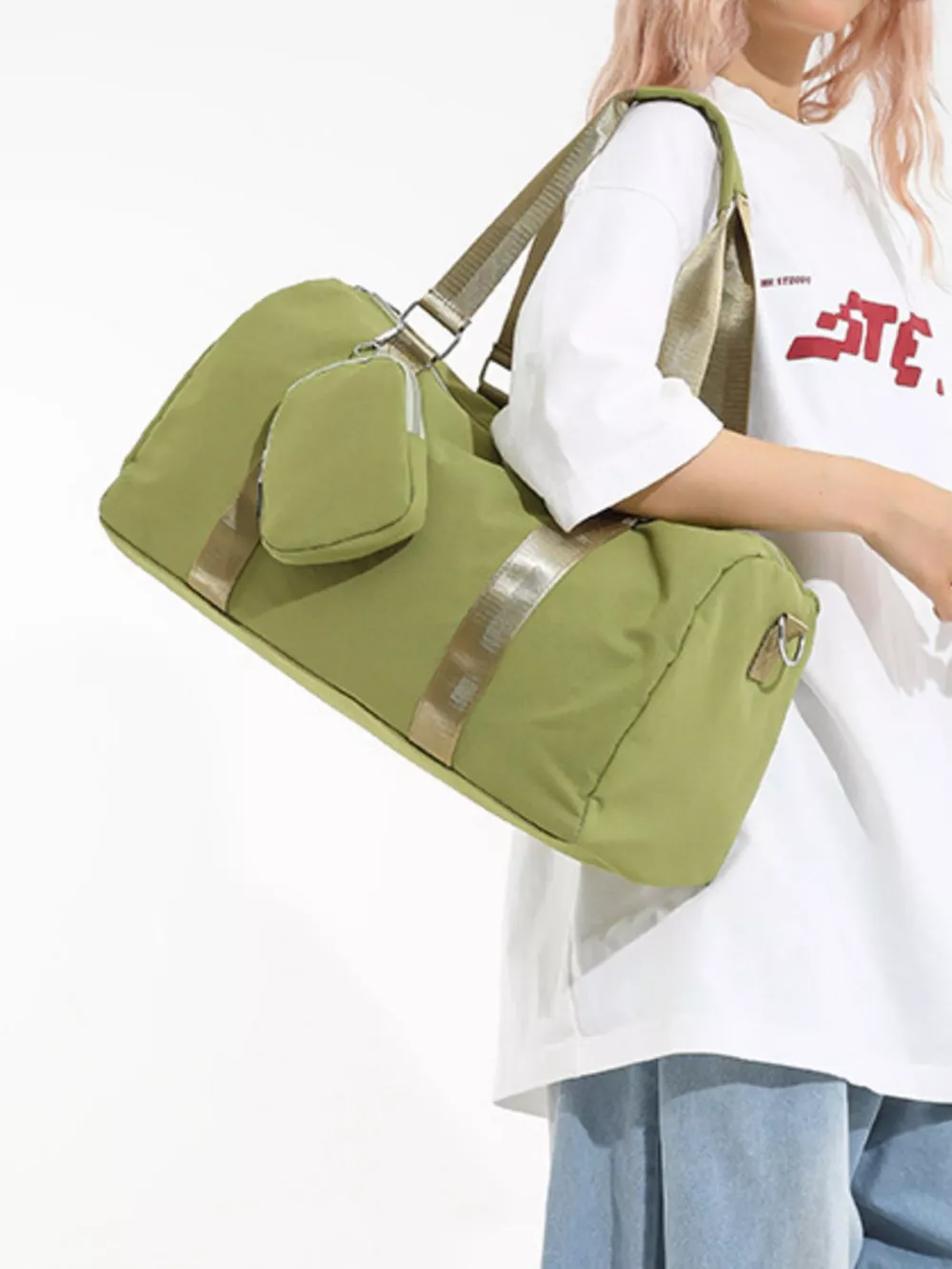 Duffle Bag with Detachable Pouch, image 5