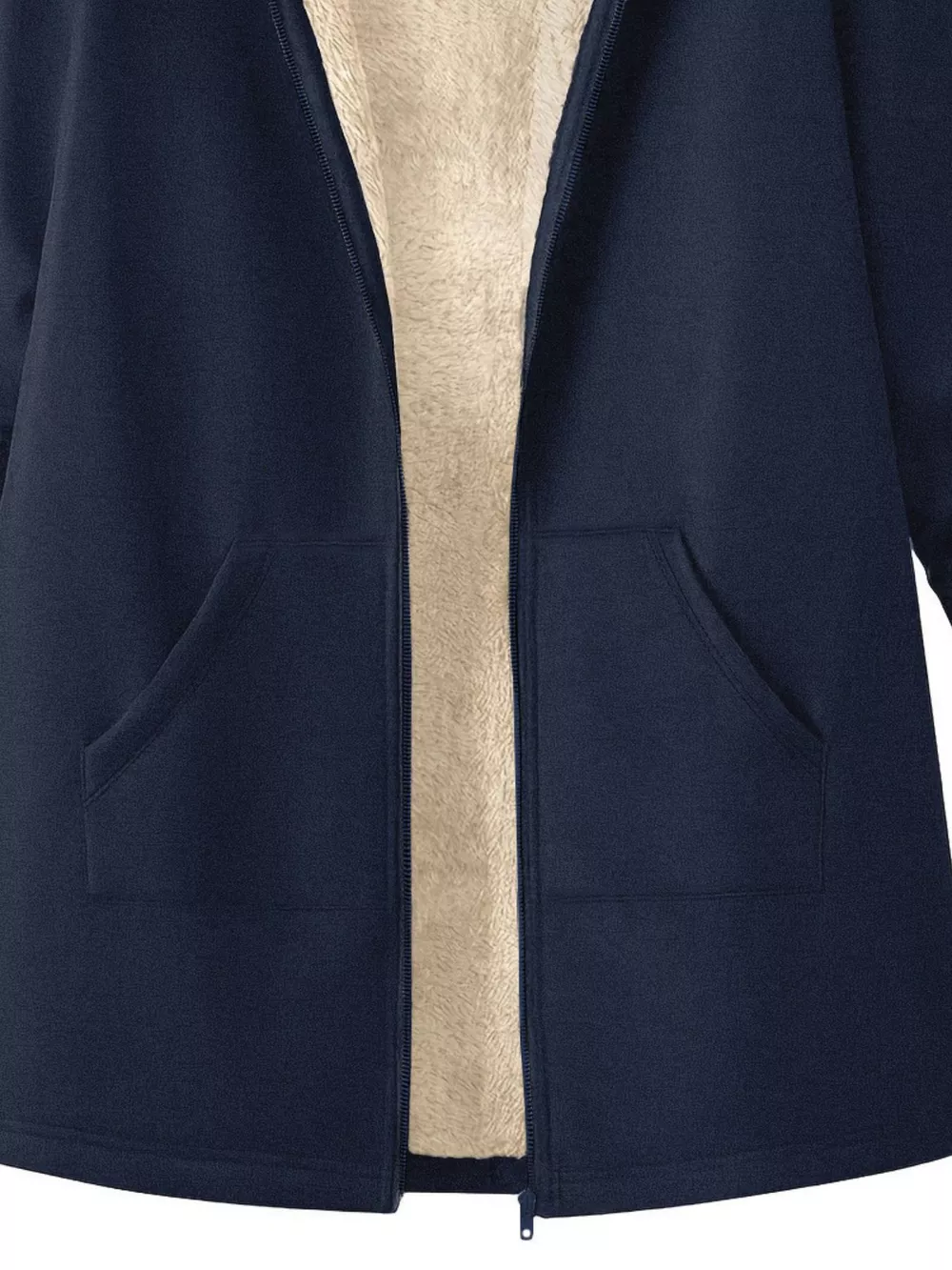 Fleece-Lined Zip Up Hooded Outerwear, image 12