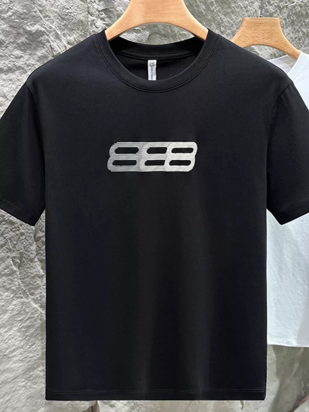 Men's Plus Size Round Neck Short Sleeve T-Shirt, image 4