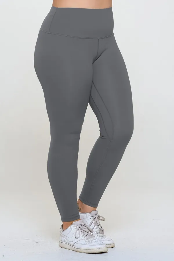 Full Size Fleece Lined High Waisted Leggings, image 4