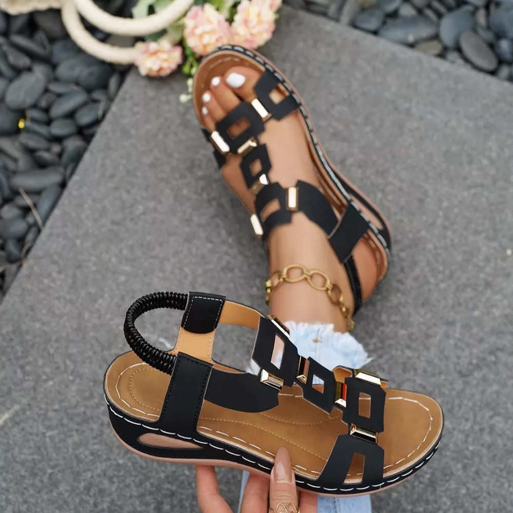 Open Toe Wedge Sandals, image 10