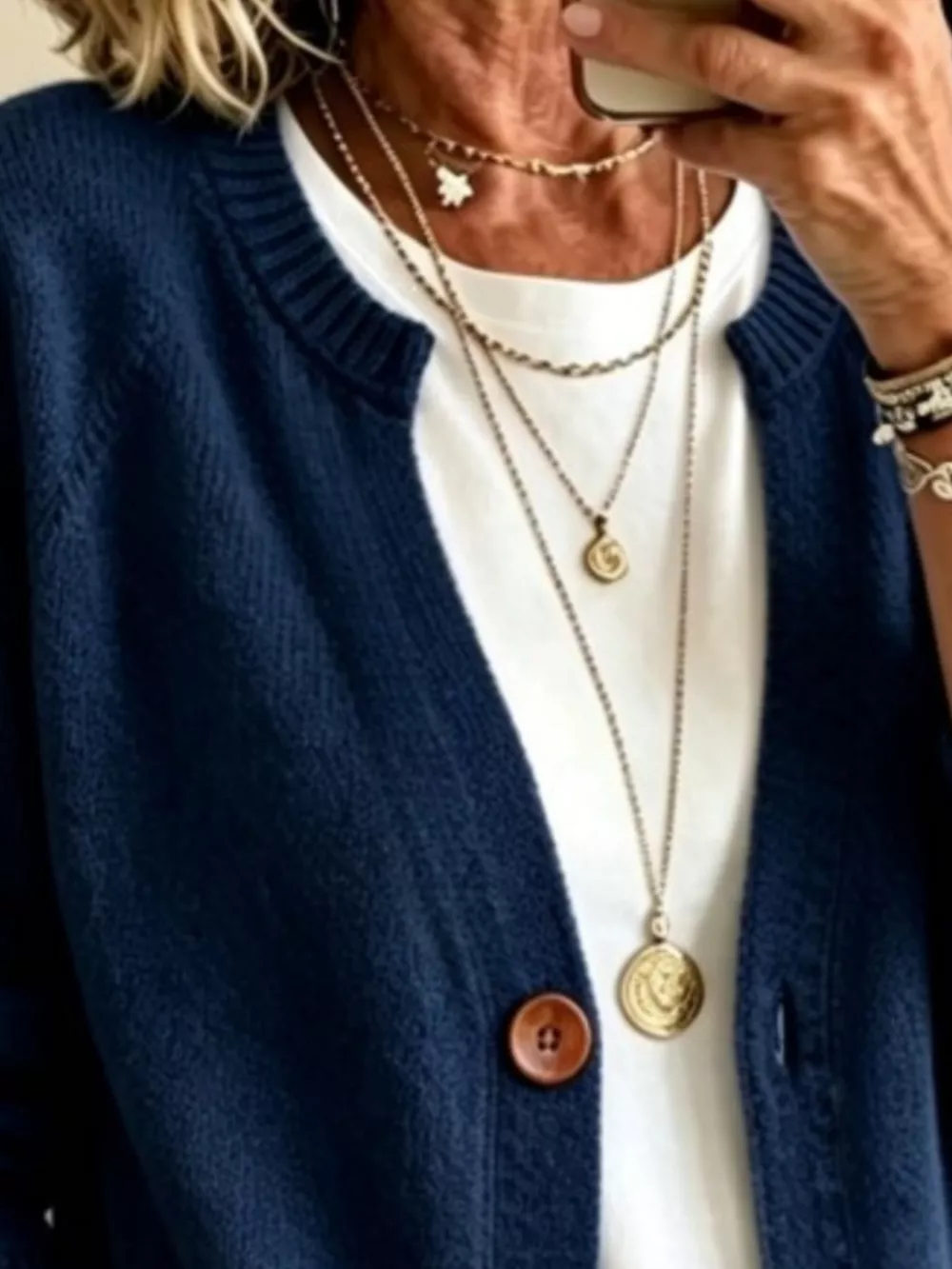 Full Size Button Up Raglan Sleeve Cardigan Plus Size, image 14