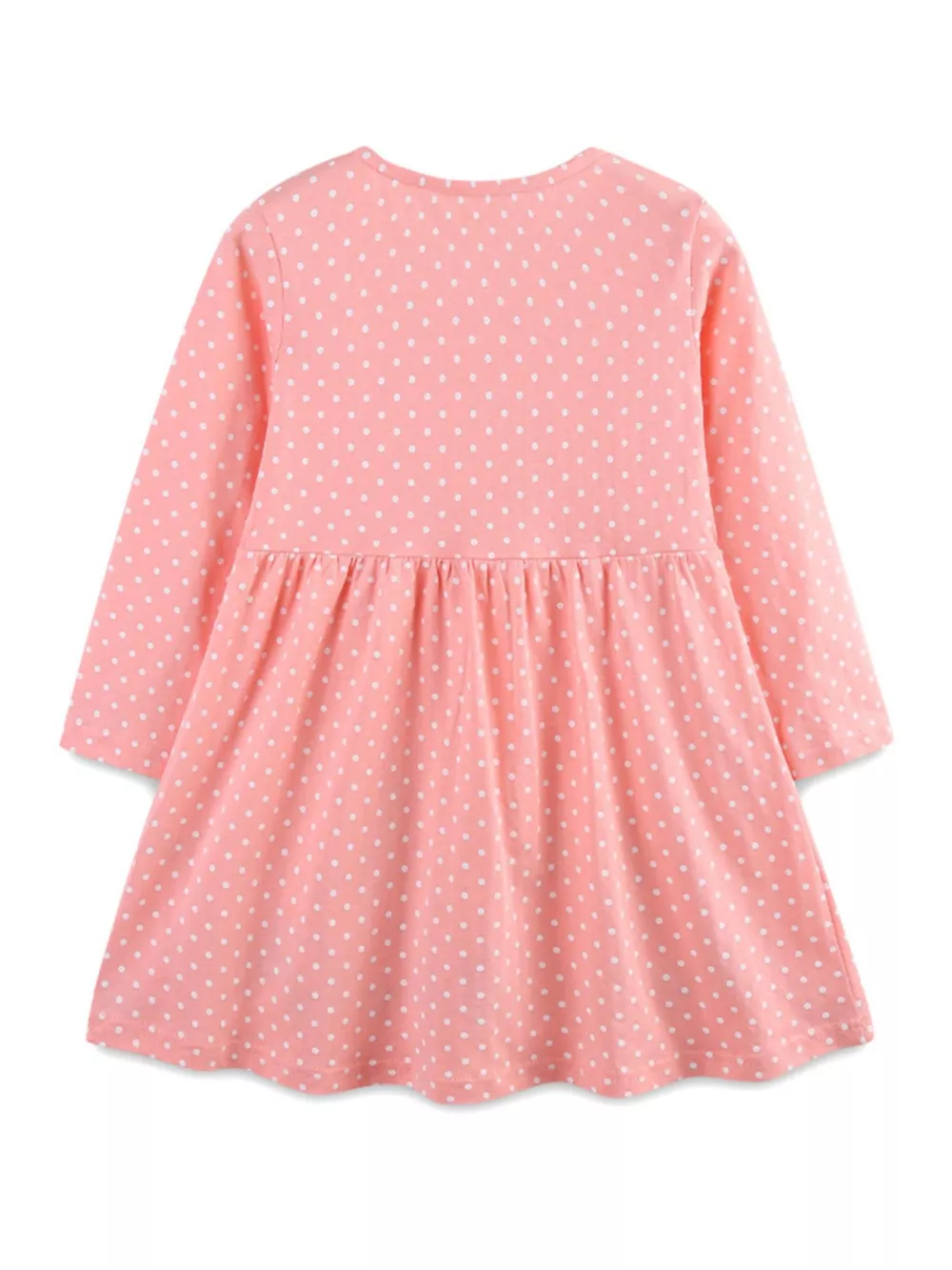 Children's Polka Dot Bunny Long Sleeve Dress, image 5