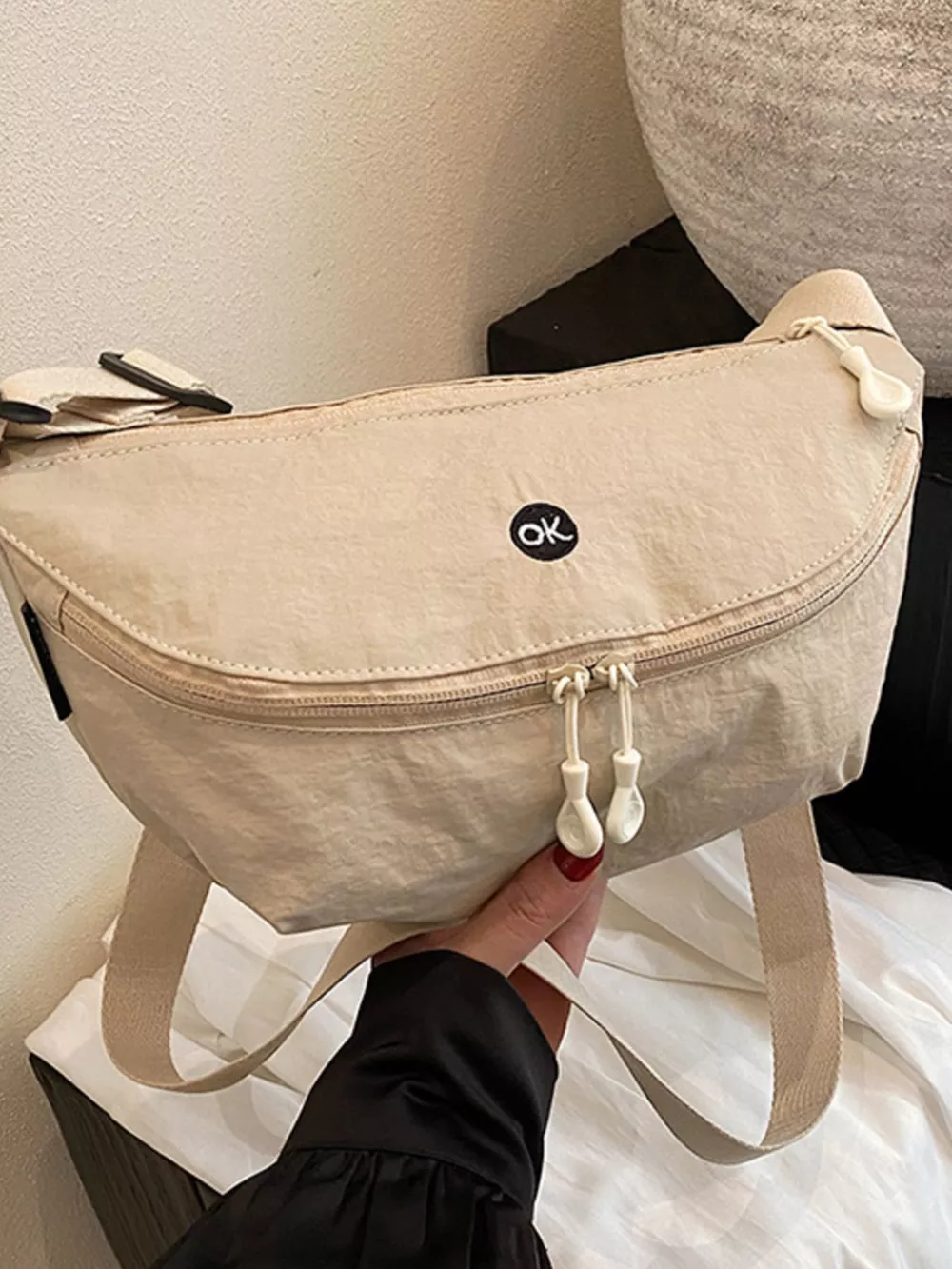 Lightweight Canvas Sling Bag, image 7