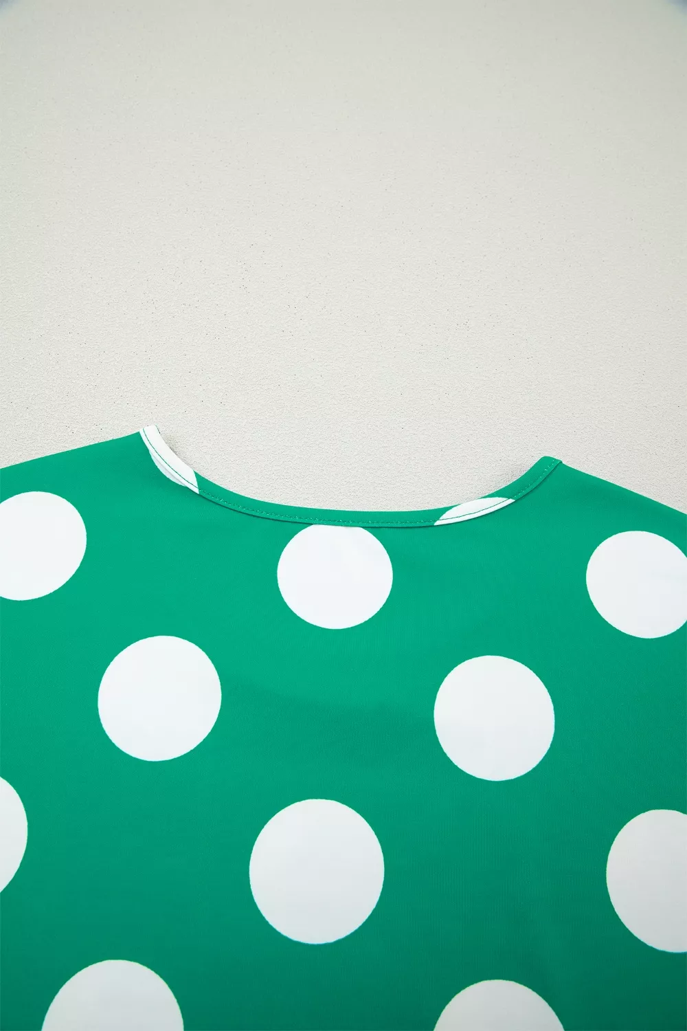 Polka Dot Print Cropped Tee Bodycon Skort 2pcs Set, image 8
