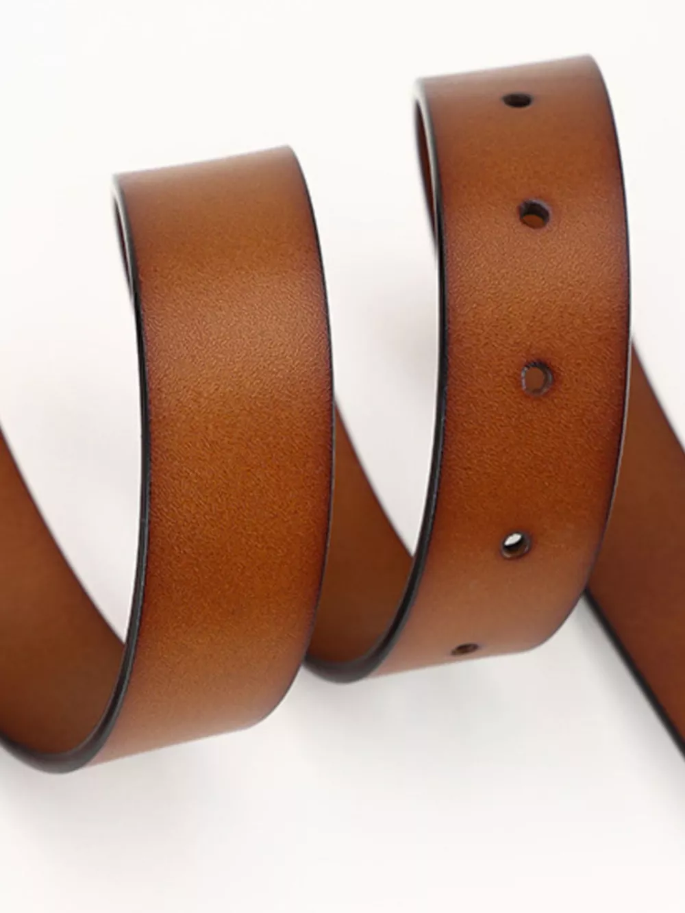 Classic Square Buckle Leather Belt, image 6