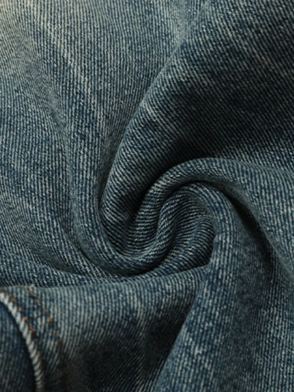 Men's Washed Wide Leg Baggy Jeans, image 5