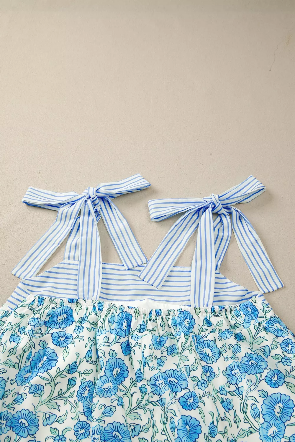 Floral Print Tie-Strap Mini Dress, image 8