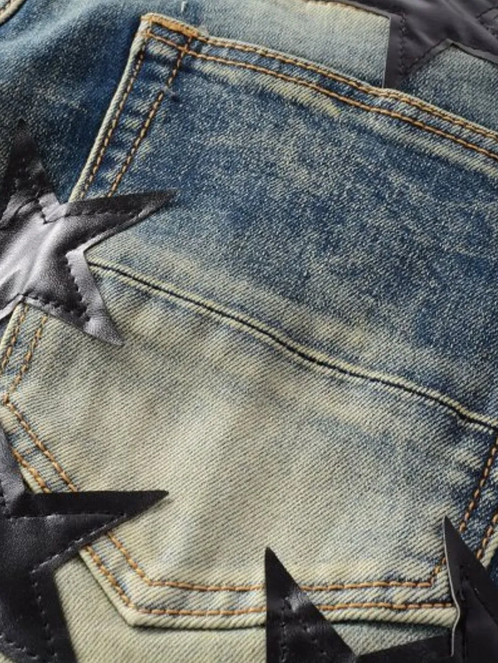 Men's Washed Star Slim Jeans, image 3