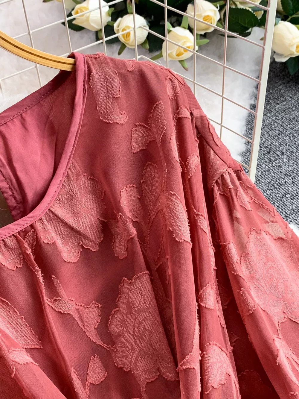 Tie Waist Long Sleeve Dress, image 7