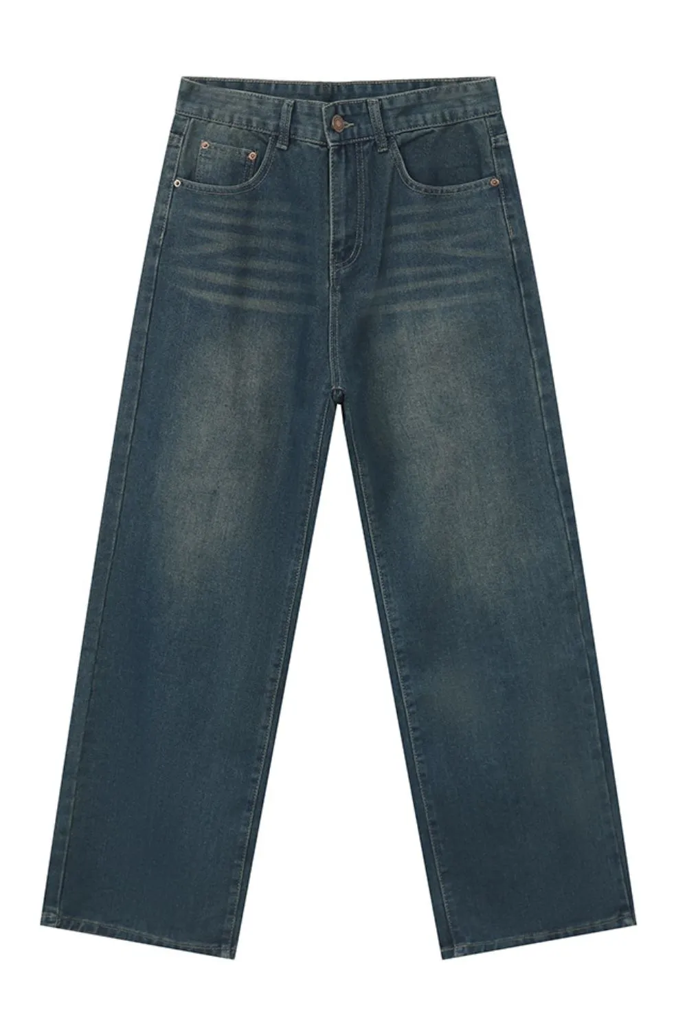 Men's Mid Rise Straight Leg Jeans, image 6