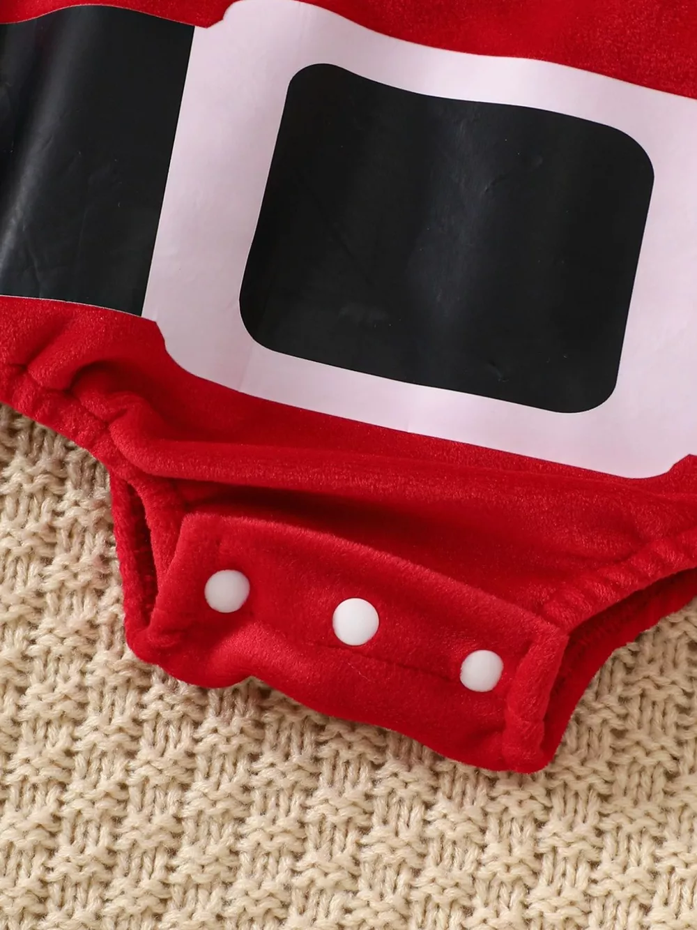 Children's Christmas Santa Claus Hooded One-Piece, image 5