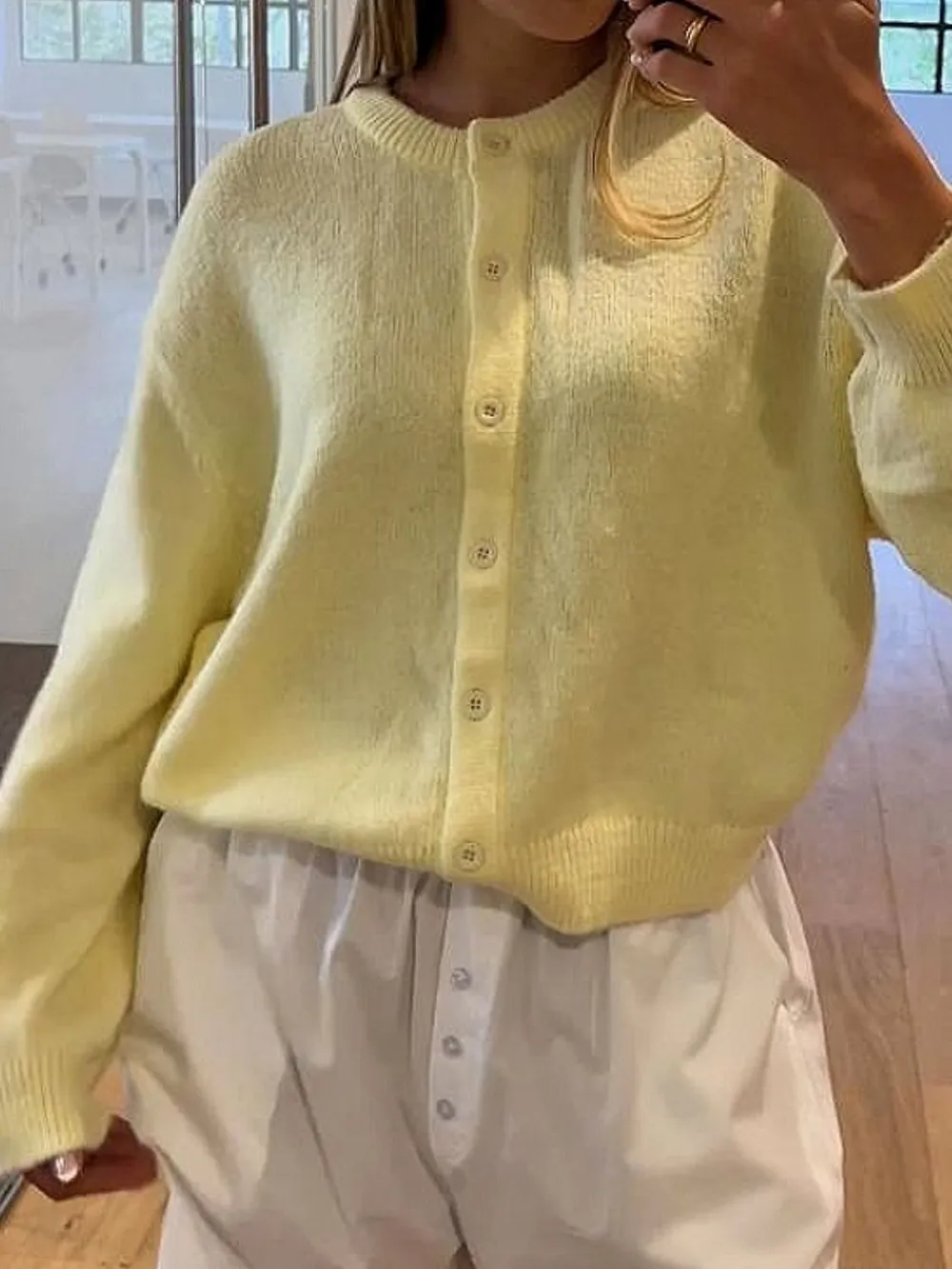 Button Down Long Sleeve Cardigan, image 15