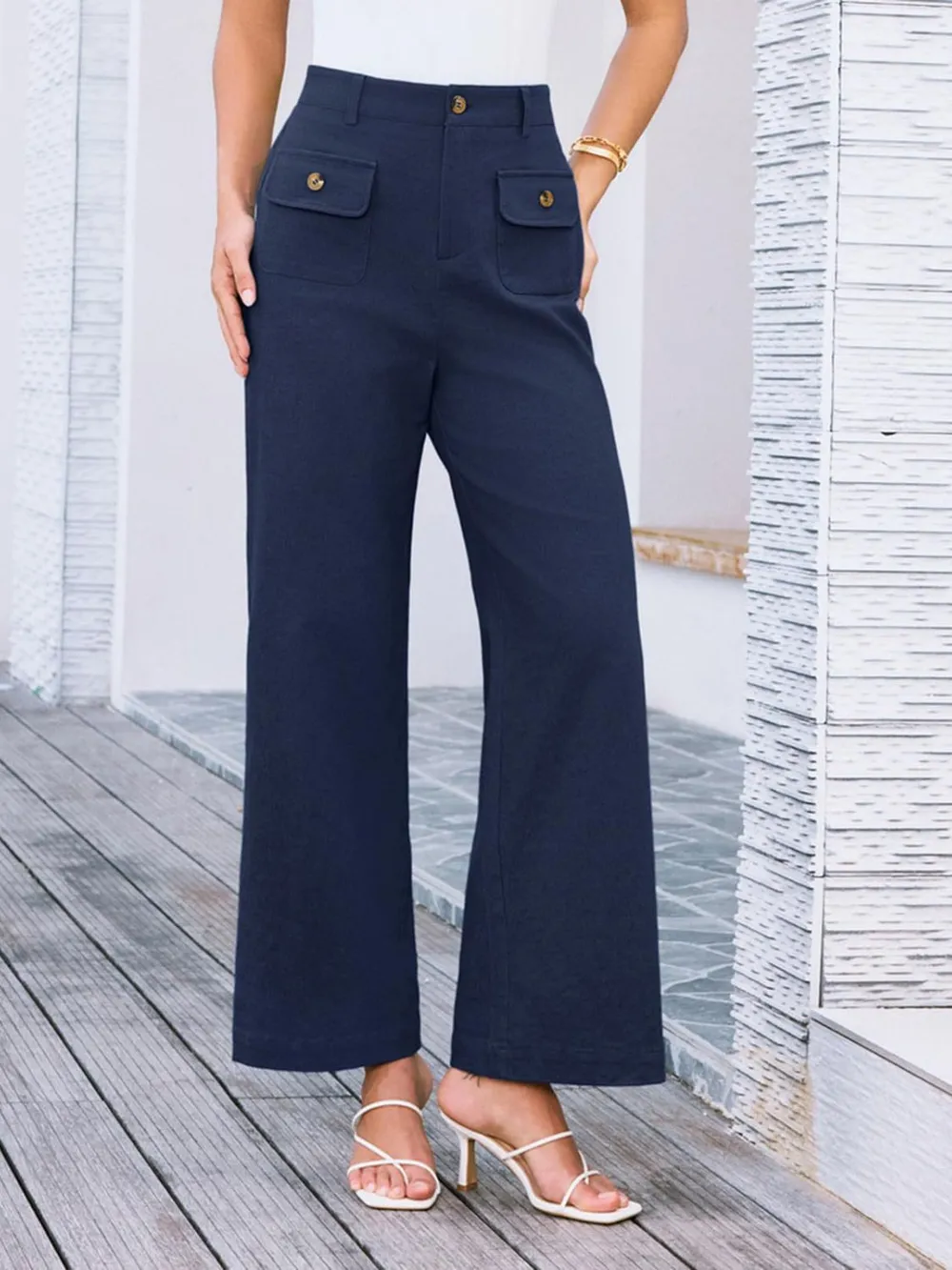 High Waist Wide Leg Pants, image 26
