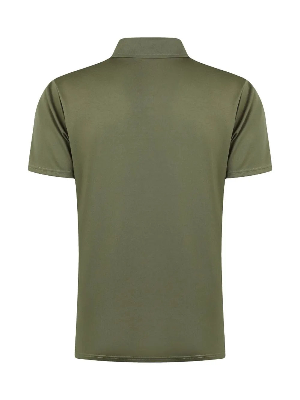 Men's Full Size Zip Collar Short Sleeve Polo Plus Size, image 5