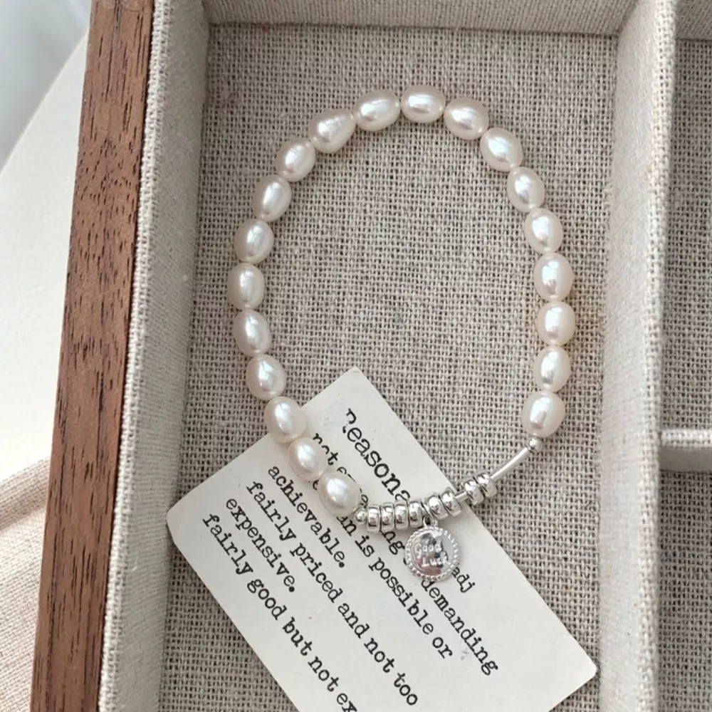 Pearl 925 Sterling Silver Bracelet, image 5