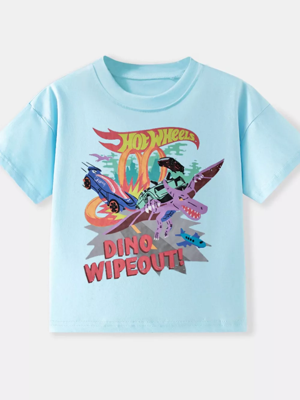Children's Dino Wipeout Graphic Tee, image 2