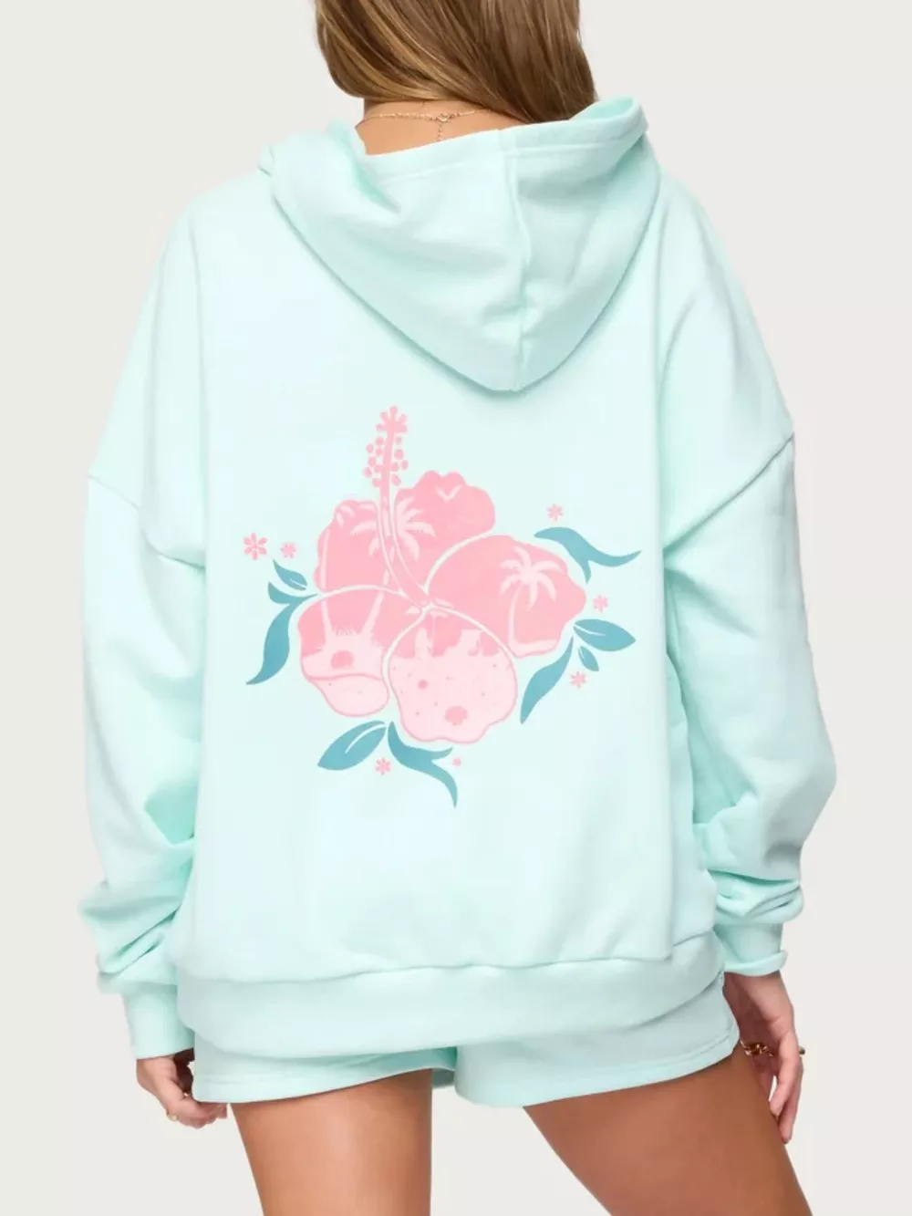 Drop Shoulder Graphic Hoodie with Kangaroo Pocket, image 18