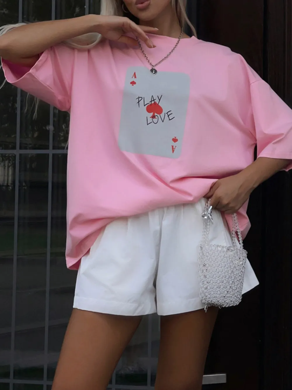 Graphic Round Neck Half Sleeve T-Shirt, image 2