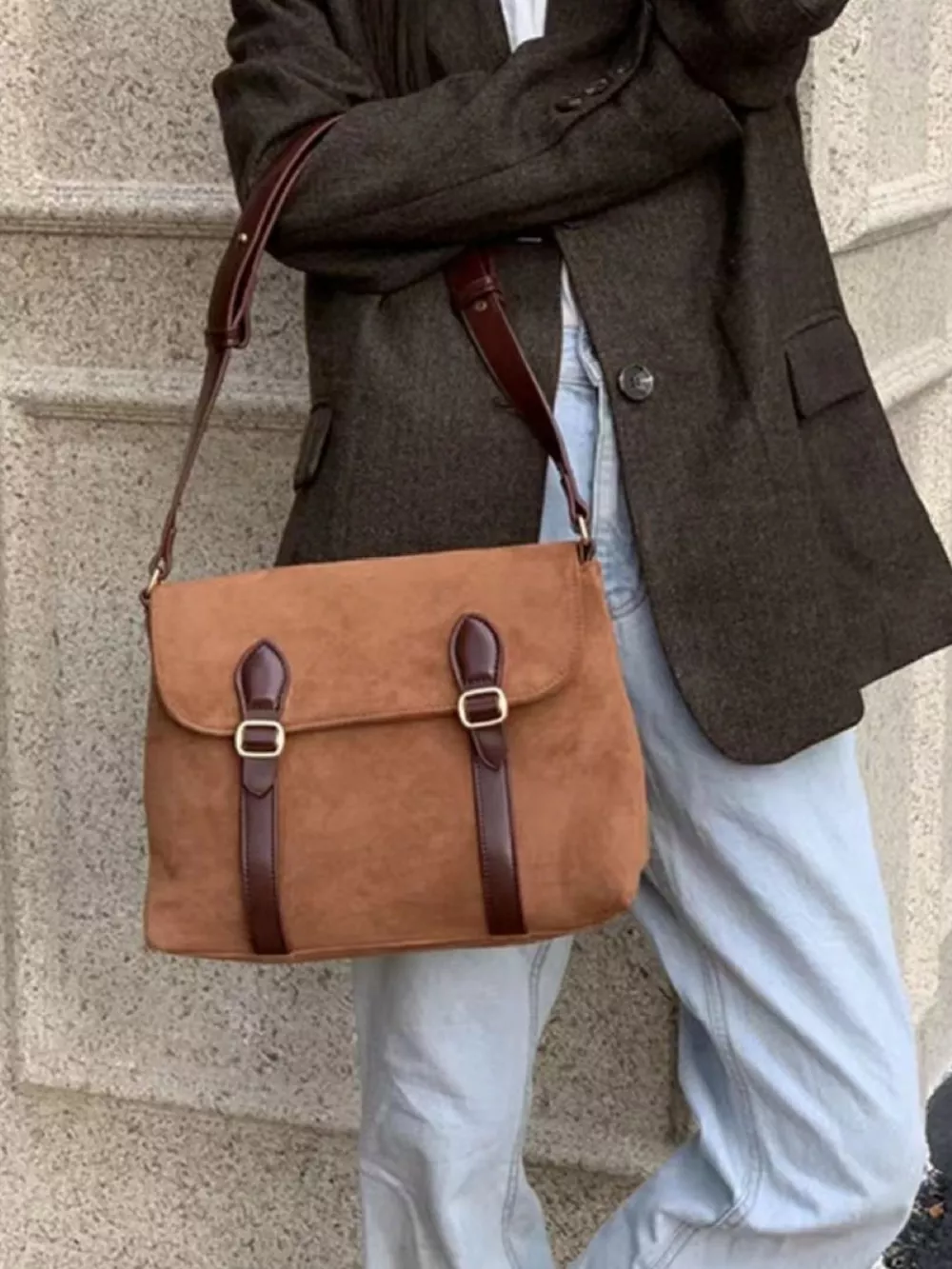 Double Buckle Crossbody Bag, image 6
