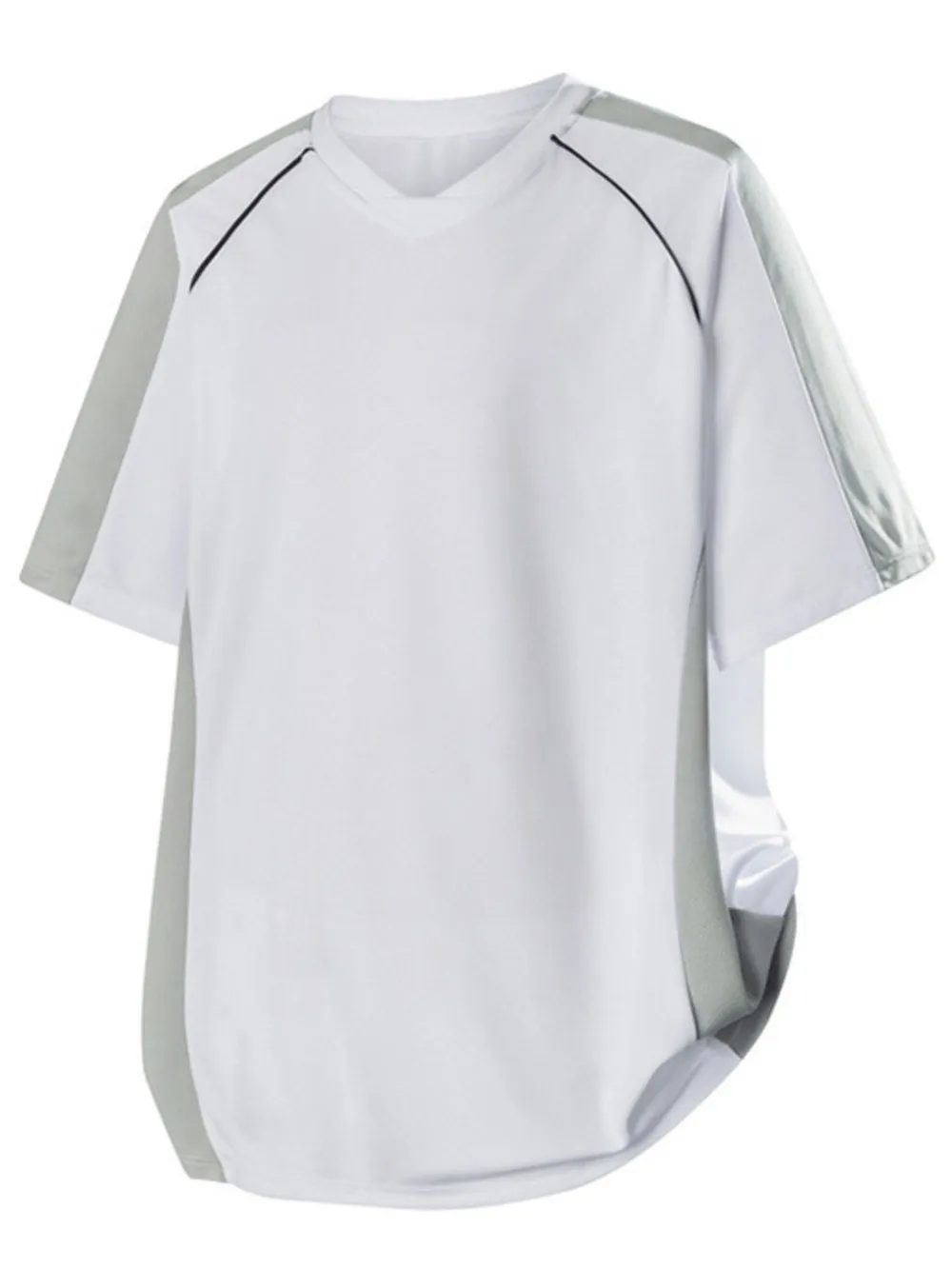 Men's Plus Size Contrast Short Sleeve T-Shirt, image 8