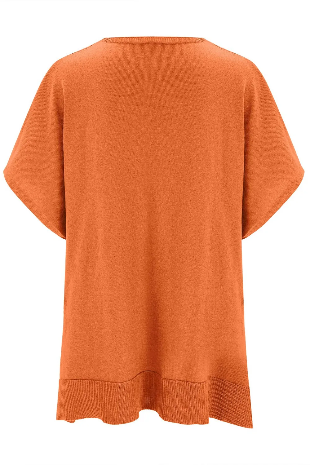 Slit V-Neck Half Sleeve Knit Top, image 25