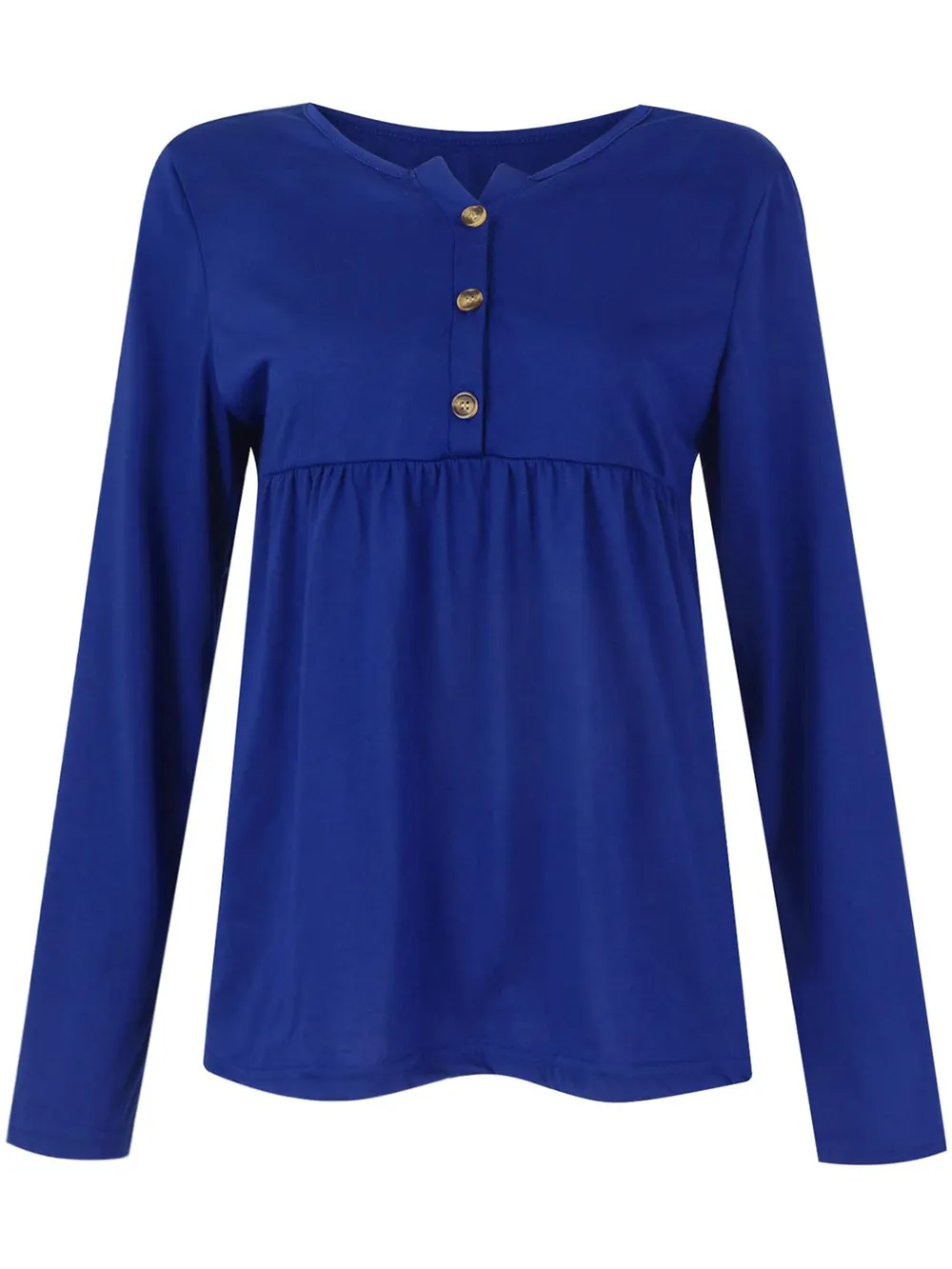 Half Button Long Sleeve T-Shirt, image 9