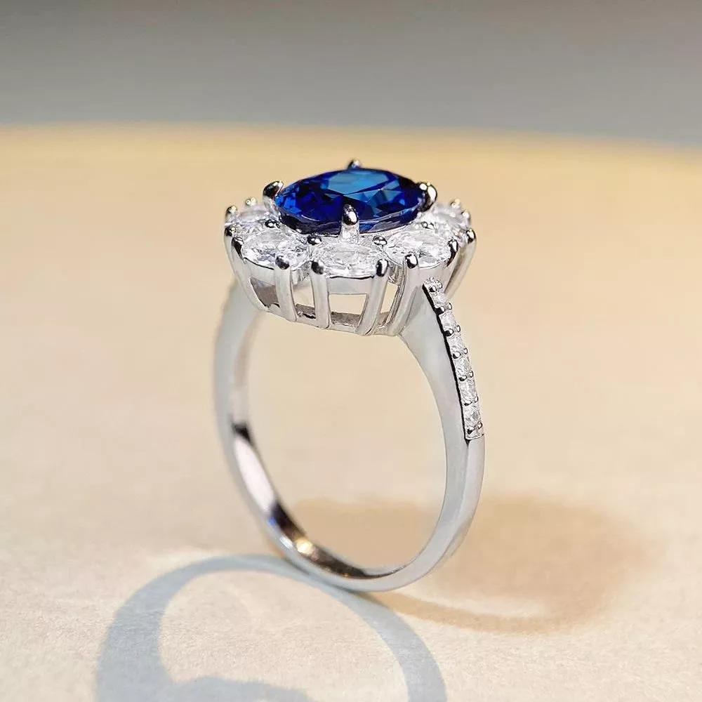 925 Sterling Silver Flower Ring, image 4