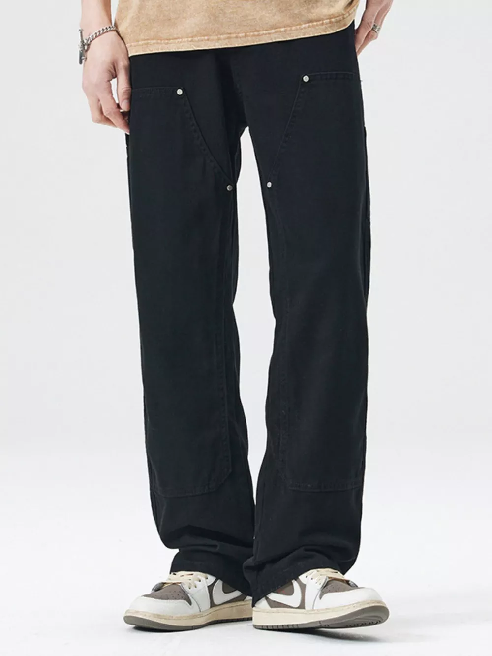 Men's Wide Leg Jeans, image 4