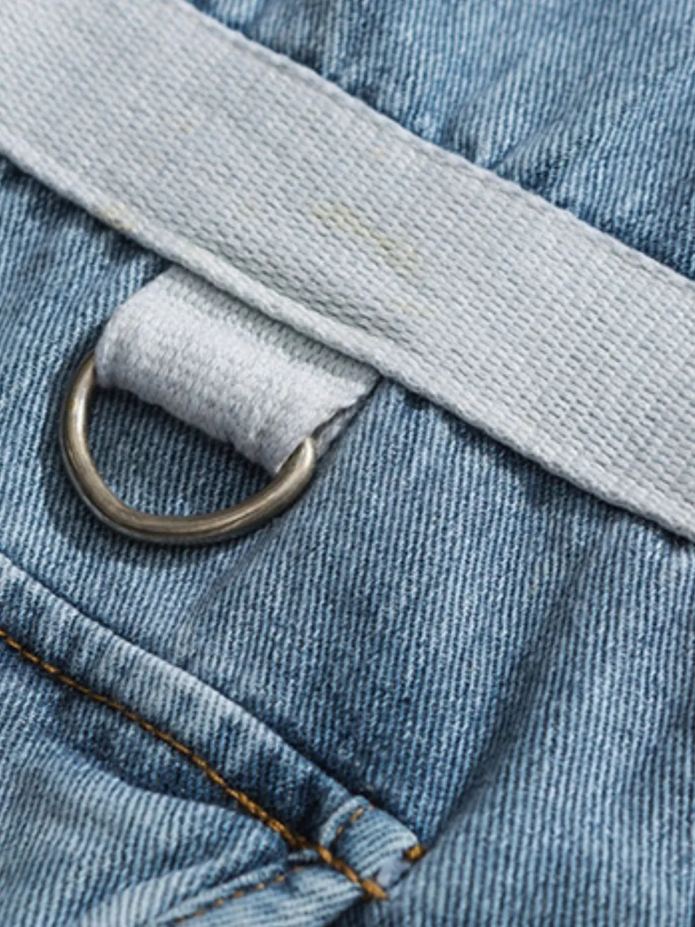Multi-Pocket V-Neck Denim Vest, image 5