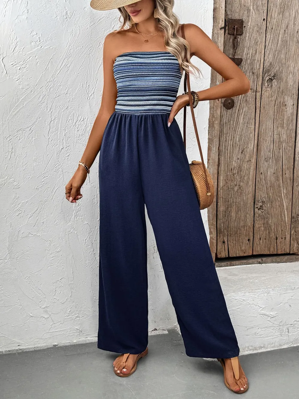 Tube Wide Leg Jumpsuit, image 5