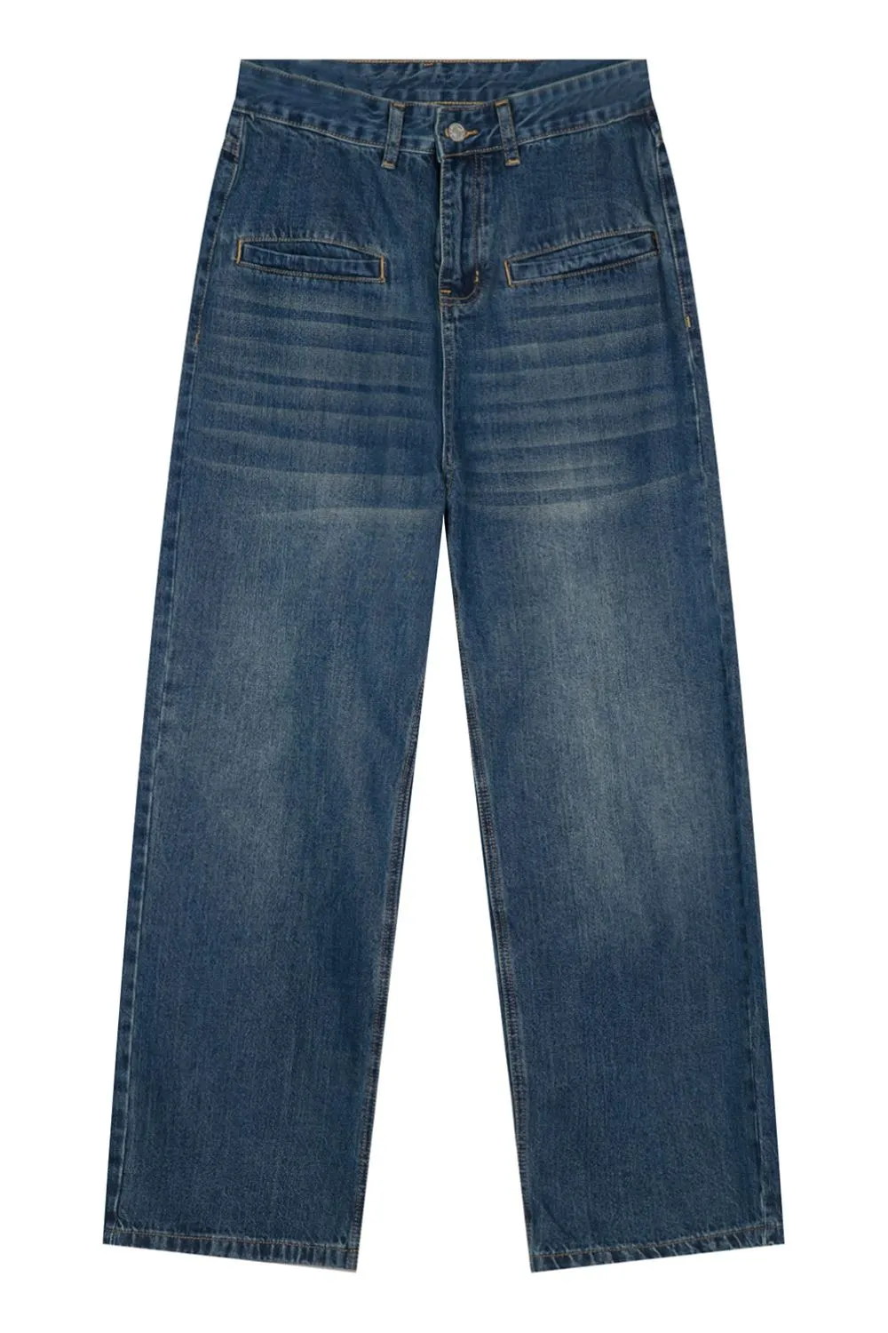 Front Pockets Baggy Jeans, image 5