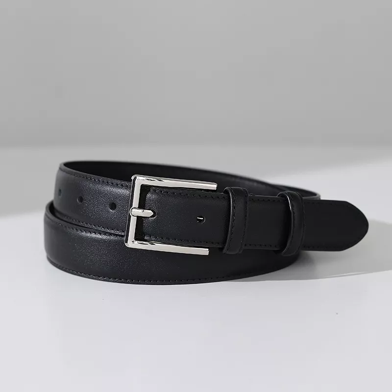 Silver Square Buckle Belt
