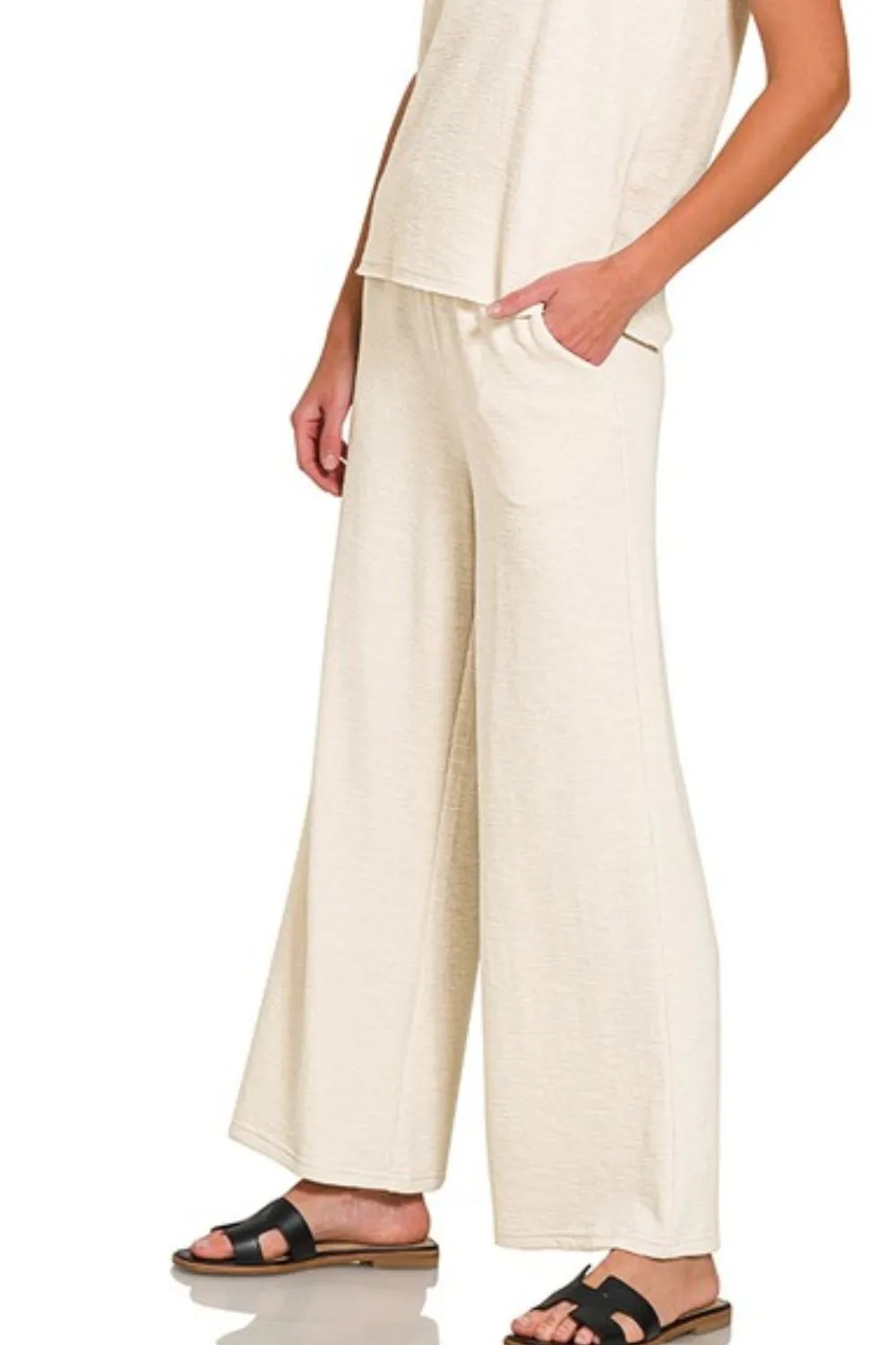 Cotton Slub Tank & Pants Set, image 3
