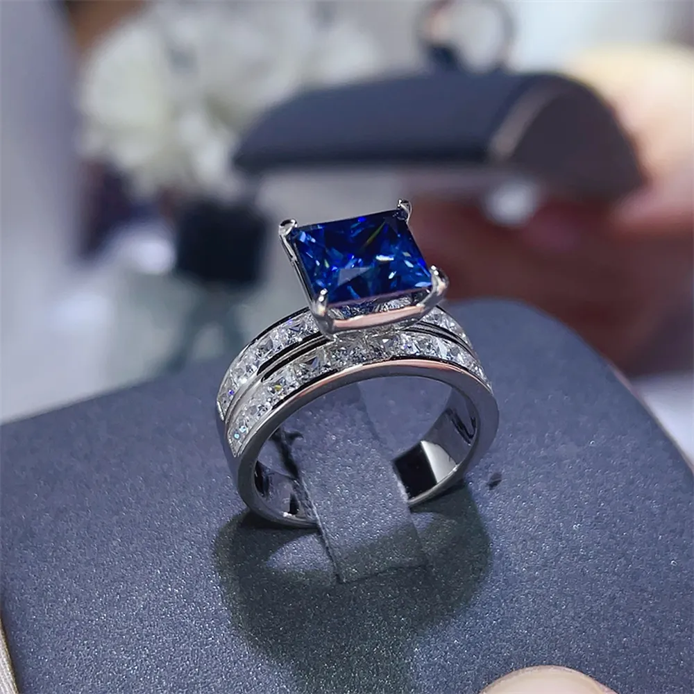 3 Carat Moissanite 925 Sterling Silver Ring, image 3
