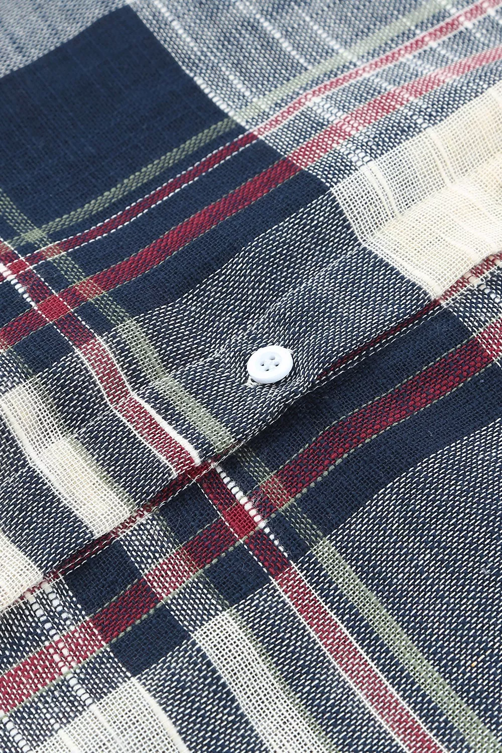 Plaid Button-Down Long Sleeve Shirt, image 11