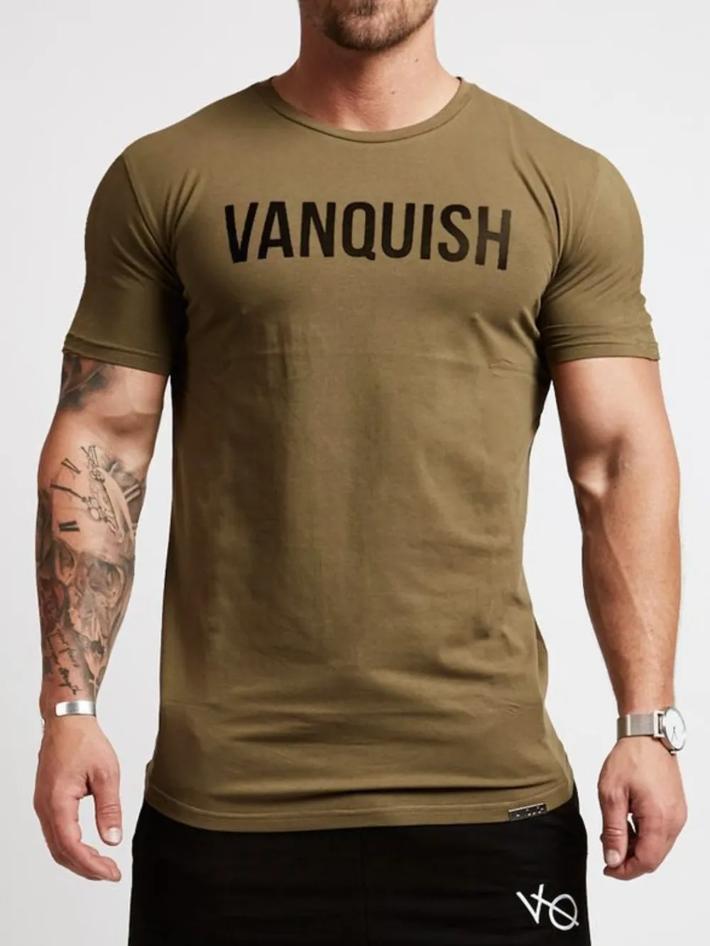 Men's Letter Round Neck Short Sleeve T-Shirt, image 2