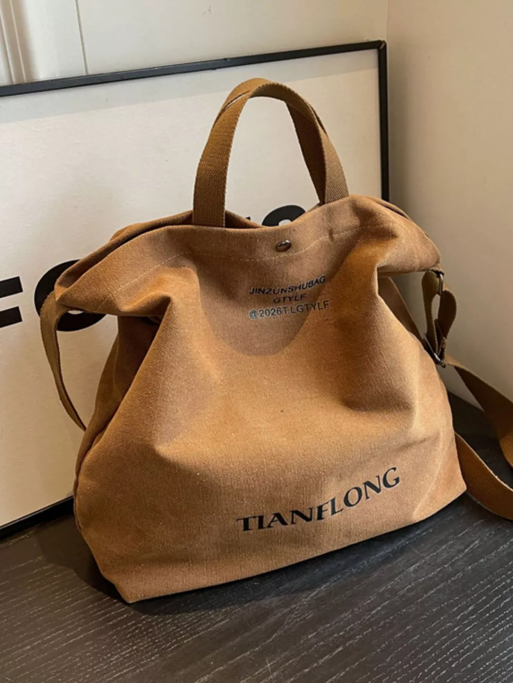 Casual Canvas Handbag, image 2