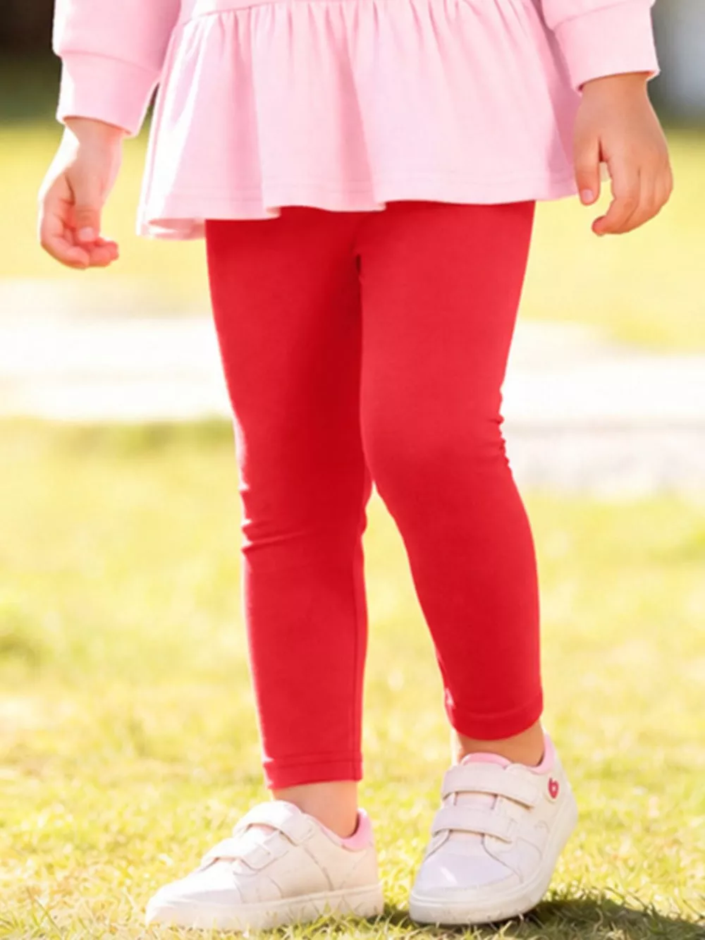 Children's Cherry Peplum Top and Leggings Set, image 4