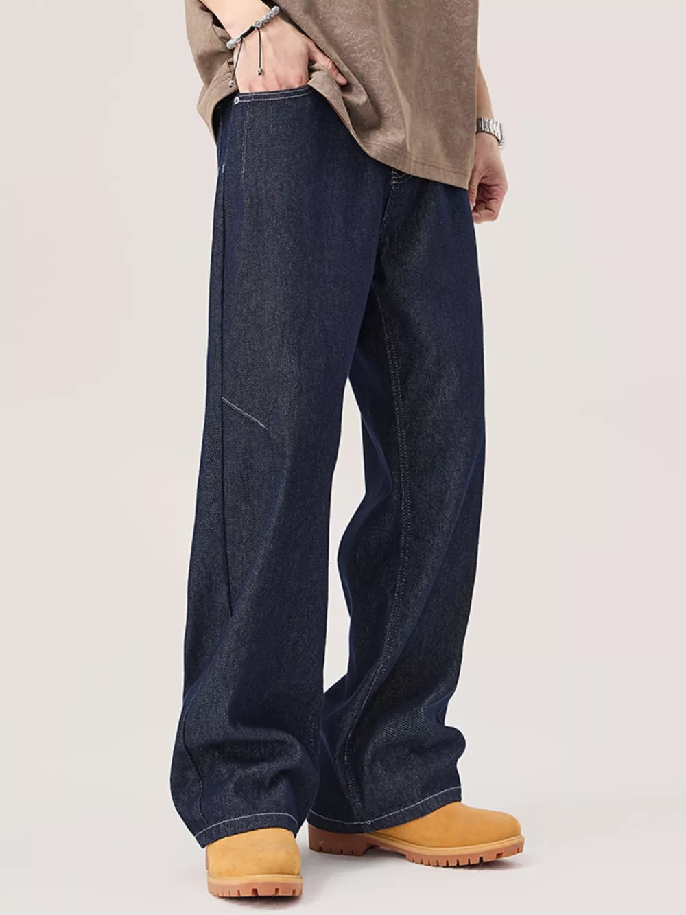 Men's Wide Leg Jeans