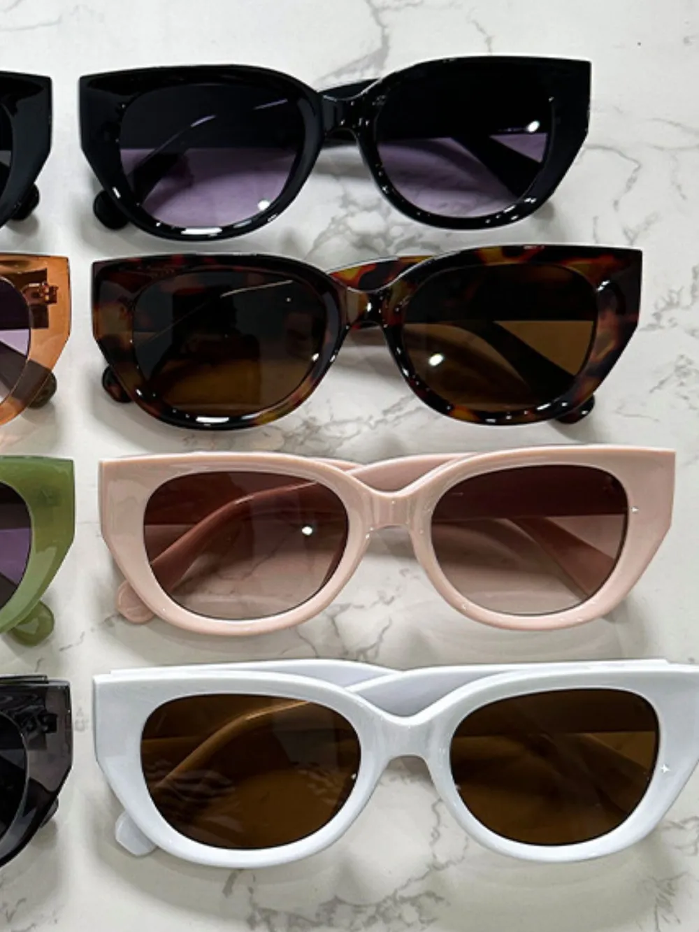 Cat Eye Polycarbonate Frame Sunglasses, image 9