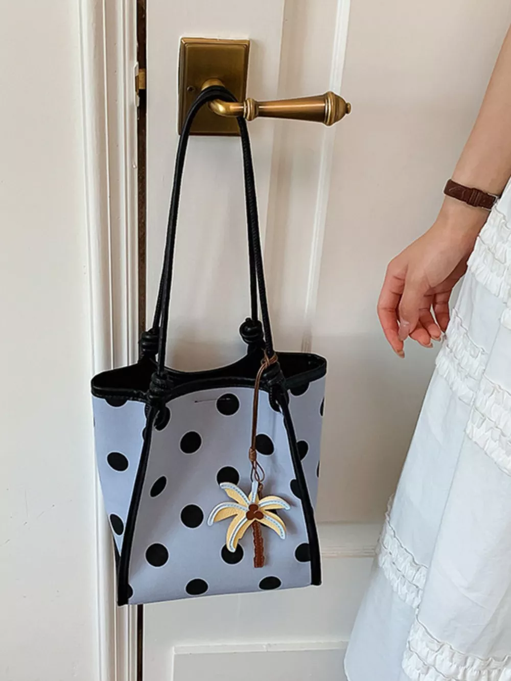 Polka Dot Shoulder Bag, image 8