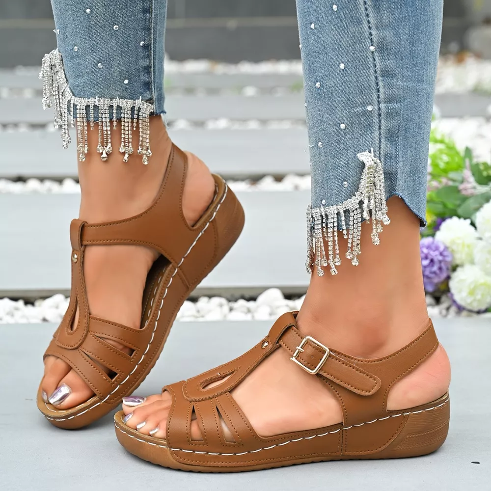 Open Toe Wedge Sandals, image 16