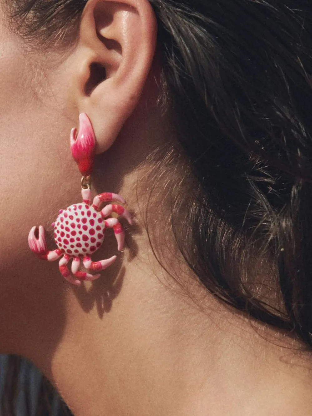 Alloy Crab-Shaped Earrings