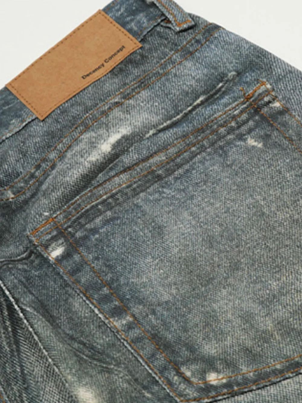 Men's Distressed Straight-Leg Jeans, image 7
